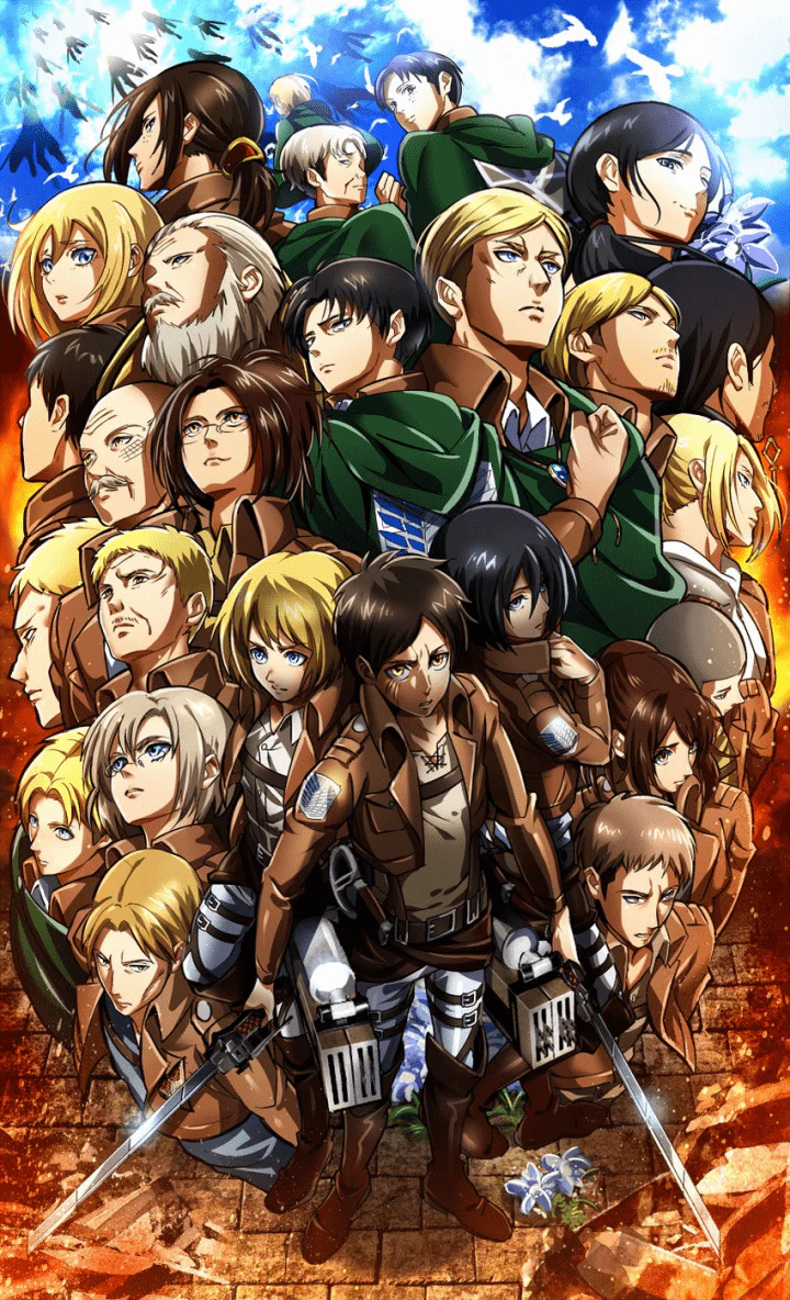 poster de l'anime 'L'attaque des Titan' de Hajime Isayama