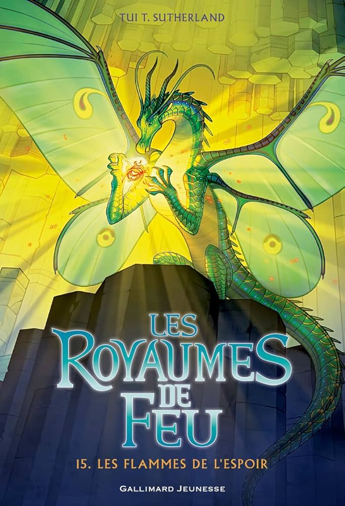 Couverture du tome 15 de 'Les Royaumes de Feu' écrit pas Tui T. Sutherland